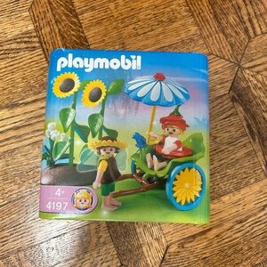Brand new in box PLAYMOBIL Fairies Fairy Rickshaw Kids Carriage 4197 (2006)